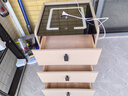 大海边智能床头柜卧室2026新款全实木橱边柜锁无线充简约收纳置物储物柜 卡其【三色灯+无线+USB】60%选择 实木三抽款：40*40*60 实拍图