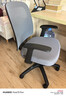 得力（deli）4900SP人体工学靠背电脑椅 舒适后仰办公椅 可升降舒棉坐垫 灰 实拍图