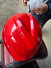 星工安全帽工地建筑电力ABS透气防砸防冲击电绝缘V型XGV-1红色 实拍图