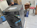 海尔（Haier）【26年超越新品58E】11公斤超薄滚筒洗衣机全自动变频带烘干洗烘一体 旗舰店正品一级能耗国家补贴 洗脱+1.2洗净比+八维减震+超薄+羽绒毛毯洗 单洗 实拍图