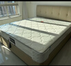 全友家居 天然乳胶床垫1.8x2米双人护脊厚款偏硬独立弹簧床垫政府补贴 实拍图