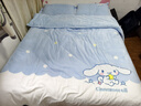 水星儿童四件套牛奶绒母婴a类防静电抗菌床上用品床单被套冬季保暖加厚暖绒套件双人200*230cm 实拍图