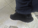 奥康（Aokang）奥康男鞋透气休闲皮鞋商务休闲鞋舒适百搭厚底运动鞋 黑色42  实拍图