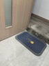 卫生间地垫吸水防滑速干超厚洗澡脚踩垫厕所浴室新款防滑垫 浅灰色 40cm*60cm 实拍图