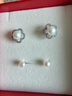 黛米S925银无核馒头圆5-6mm极简系列淡水珍珠耳钉新年礼物送女友老婆 实拍图