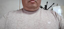 恒源祥纯色厚款羊毛绒衫羊毛衫男半高领秋冬季长袖套头宽松毛衣男打底衫 驼色圆  领100%不起球不掉色 2XL 180/92A 建议穿160-175斤 实拍图
