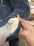 唯妮妙睡衣男冬季加厚夹棉毛绒保暖家居服青少年中老年棉袄爸爸冬天套装 ZF2202灰 主图色 L （建议体重100-120） 实拍图