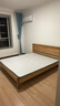 洛亚妮【24H云仓闪发】实木床100％纯实木1.5米单人床原木风主卧双人床 原木床+5cm床垫 1.8米*2米 实拍图
