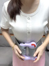 VTT筋膜环筋膜枪腿部瘦肚子神器揉腹仪甩脂腹部腰部全身按摩器抖抖腰带按摩机律动生日礼物国庆中秋节 【数显款-紫】99档调节+红光热敷+深层甩脂 实拍图