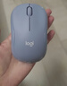 罗技（Logitech）M221 轻音鼠标 无线鼠标 办公鼠标 对称鼠标 带无线微型接收器 雾霭蓝 实拍图