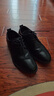 海澜之家HLA皮鞋男士商务休闲秋冬正装德比鞋子男H334/H220 黑色加绒38 实拍图