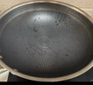 康巴赫炒锅不粘锅316L不锈钢炒菜锅32cm蜂窝平底煎炒锅电磁炉燃气灶通用 实拍图