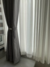 水星家纺窗帘纱帘卧室飘窗日式纱幔透光不透人每米价格（挂钩款联系客服） 实拍图
