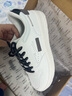 鸿星尔克男鞋简约滑板鞋男子春夏季低帮厚底舒适休闲鞋街头运动鞋子男春辰 微晶白/正黑（春辰） 40 实拍图