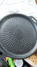 麦饭石烤肉盘家用不粘锅铁板烧韩式烤肉锅电磁炉卡式炉户外烤盘 太阳花烤盘 28cm 实拍图