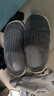 水星家纺棉拖鞋秋冬女男情侣冬季家居棉拖鞋室内保暖棉拖鞋 灰44-45码 实拍图