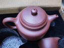 京东京造 宜兴紫砂壶手工【原矿紫泥】煮茶泡茶壶茶具 德钟壶套装 238ml 实拍图