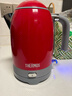 膳魔师（THERMOS）烧水壶恒温电热水壶热水壶电热水瓶电水壶自动断电保温一体最新款316L无缝内胆泡茶母婴可用大容量 1.7L 【长沸除氯】中国红 实拍图