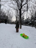 尤克达蒂（yookdd）滑雪板儿童滑雪板车加厚耐磨滑雪车滑沙滑草板雪爬犁雪橇车滑冰车 滑雪板【绿色】 实拍图