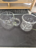 富光花茶杯 男女士茶水分离杯子 双层办公泡茶玻璃杯带把高硼硅水杯 实拍图