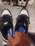 耐克NIKE男女通款板鞋缓震SB ALLEYOOP运动鞋CJ0882-104白黑42 实拍图