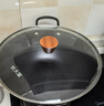 炊大皇铁锅家用无涂层不锈炒锅燃气灶专用炒锅炒菜锅平底锅极铁锅28cm 实拍图
