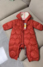 巴拉巴拉童装婴儿连体衣轻薄羽绒服宝宝衣服2025冬装抱衣爬服男童女童萌趣 红色糖葫芦-白鸭绒 90 cm-充绒量47g 实拍图