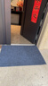 京东京造条纹拉绒入户垫 家用可裁剪除尘防滑吸水地垫进户门 灰色80*120cm 实拍图