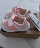 巴布豆童鞋宝宝学步鞋秋男宝毛毛虫防滑儿童机能鞋软底女童鞋贝壳粉22码 实拍图