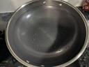 炊大皇炒锅有钛0氟不粘锅316L不锈钢不粘平底炒锅34cm 实拍图