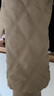 夹棉轻薄棉衣女小香风外套秋冬新款气质休闲减龄连帽棉服上衣棉袄 卡其色 XL 106-120斤 实拍图