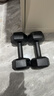 特步（XTEP）哑铃男女士六角家用运动健身器材举重组合套装包胶小亚玲2.5KG*2 实拍图