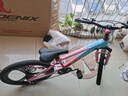 凤凰山地自行车男女变速山地车碟刹青少年儿童自行车学生单车 星际 粉紫【单速+辐条轮】 20寸【适合125-160cm】 实拍图