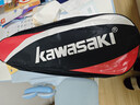 川崎（KAWASAKI）羽毛球拍轻量化碳素中杆对拍KD-1蓝红（已穿线+6球+手胶+拍包） 实拍图
