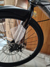 EG7山地自行车成人学生变速越野单车双减震赛车26寸青少年男女 辐条【加厚防滑轮-更安全】黑白 26寸21速【适合：160-180CM】 实拍图