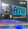 华硕B760M-AYW WIFI D4 哎呦喂主板 支持 CPU 12600KF/13400F（Intel B760/LGA 1700） 实拍图