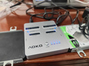 奥科美（AOKO）mSATA/SATA/m.2sata通用双盘位硬盘拷贝机 mSATA固态硬盘克隆机台式机械SSD互拷对拷器DA323CSL 实拍图
