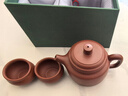 束氏丨京红运真裸价·宜兴手工紫砂壶茶具朱泥德钟壶泡茶壶礼盒套组 实拍图