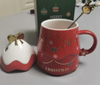 兜市精选生日礼物马克杯送男女520情人节礼物圣诞树杯子情侣喝咖啡水杯 红色【带盖带搅拌勺】 实拍图