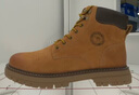 骆驼（CAMEL）【王俊凯同款】马丁靴男新款百搭男士大黄靴户外徒步工装登山靴子 G122W7757TR 金黄色 (绒里) 44 实拍图