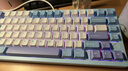 WOB rainy75客制化键盘三模铝坨坨机械键盘cnc电脑无线蓝牙游戏电竞外设雨 雪月蓝-电泳-RGB/雪顶可可轴/冰晶 实拍图