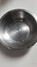 onlycook316L不锈钢抗菌盘子 家用加深加厚圆盘 食品级备菜餐盘水果碟14cm 实拍图