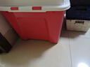 禧天龙（Citylong）塑料衣物收纳箱玩具整理箱49L 玫红色 1个装 不带轮 实拍图