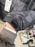 波司登（BOSIDENG）反季羽绒服90绒男女同款情侣短款时尚休闲加厚立领面包服外套 岩脊深灰雪山9EM2 XL 175/96A 体重约130-140斤 实拍图