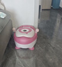 世纪宝贝（babyhood）大眼仔座便器 儿童小马桶坐便器 男女宝宝便携小便盆 PU软垫107粉 实拍图