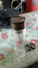 【京东物流配送】高硼硅双层玻璃杯大容量泡茶杯水杯子茶水分离杯 【双层加厚】茶杯350ml1只 实拍图