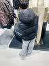 左西男童毛衣秋冬款儿童学院风针织衫2026新款中大童冬装 灰色 150 实拍图