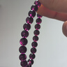 石玥珠宝收藏级6-7mm巴西紫牙乌石榴石手链转运天然手串男女士款 水晶玛瑙 实拍图