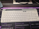 罗技（Logitech）时尚系列 K580 键盘 蓝牙键盘 办公键盘 无线键盘 便携超薄键盘 笔记本键盘 平板键盘 芍药白 实拍图