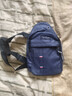 男士胸包户外运动小挎包休闲时尚牛津布单肩斜挎包男包胸前小背包 蓝色BJ506-1 实拍图